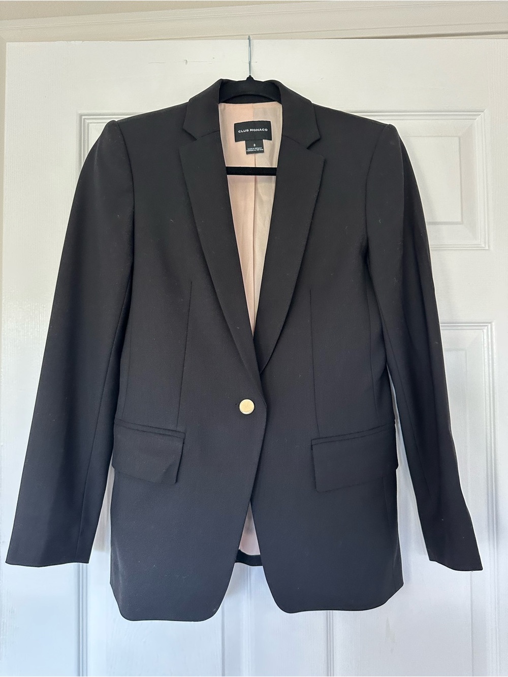 Club Monaco Black Blazer Sz 0